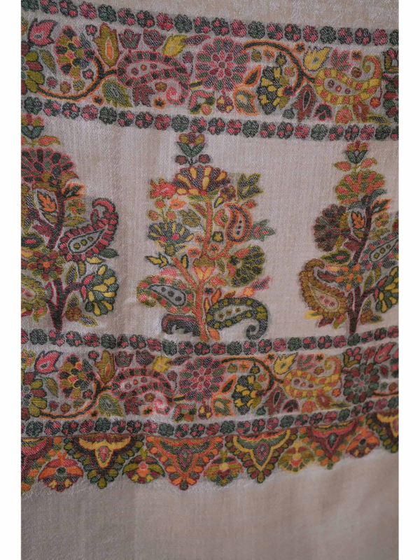 Hand Embroidered Kashmiri stole - Image 2